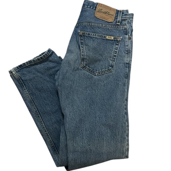 Signature by Levi Strauss Denim - Vintage Levis Signature Womens High Waist Straight Leg Jeans W33 L 34 Distressed